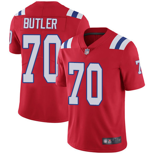 New England Patriots Football #70 Vapor Untouchable Limited Red Men Adam Butler Alternate NFL Jersey